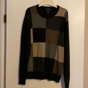 Block pattered dockers sweater lightweight